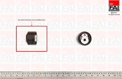 FAI AutoParts T9317 - Spriegotājrullītis, Gāzu sadales mehānisma piedziņas siksna adetalas.lv