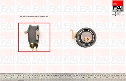 FAI AutoParts T9339 - Spriegotājrullītis, Gāzu sadales mehānisma piedziņas siksna adetalas.lv