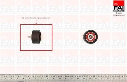 FAI AutoParts T9377 - Parazīt / Vadrullītis, Zobsiksna adetalas.lv