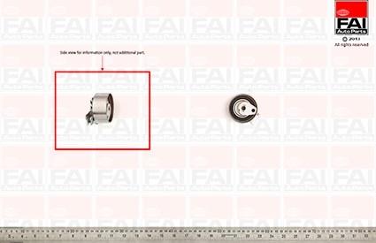 FAI AutoParts T9258 - Spriegotājrullītis, Gāzu sadales mehānisma piedziņas siksna adetalas.lv