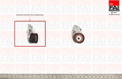 FAI AutoParts T9266 - Spriegotājrullītis, Gāzu sadales mehānisma piedziņas siksna adetalas.lv