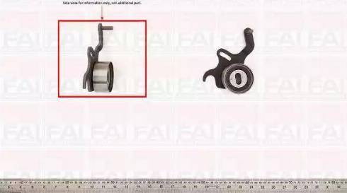 FAI AutoParts T9284 - Spriegotājrullītis, Gāzu sadales mehānisma piedziņas siksna adetalas.lv