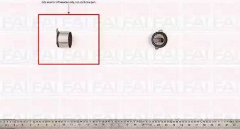 FAI AutoParts T9285 - Spriegotājrullītis, Gāzu sadales mehānisma piedziņas siksna adetalas.lv