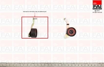 FAI AutoParts T9283 - Spriegotājrullītis, Gāzu sadales mehānisma piedziņas siksna adetalas.lv