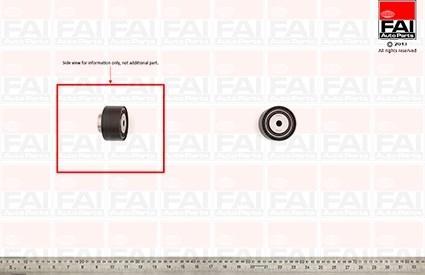 FAI AutoParts T9271 - Parazīt / Vadrullītis, Zobsiksna adetalas.lv