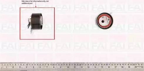 FAI AutoParts T9776 - Spriegotājrullītis, Gāzu sadales mehānisma piedziņas siksna adetalas.lv