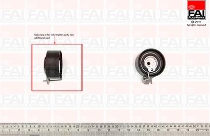 FAI AutoParts T9778 - Spriegotājrullītis, Gāzu sadales mehānisma piedziņas siksna adetalas.lv