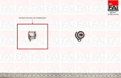 FAI AutoParts T6440 - Spriegotājrullītis, Gāzu sadales mehānisma piedziņas siksna adetalas.lv