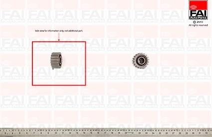 FAI AutoParts T6697 - Spriegotājrullītis, Gāzu sadales mehānisma piedziņas siksna adetalas.lv