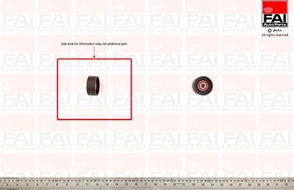 FAI AutoParts T1264 - Parazīt / Vadrullītis, Zobsiksna adetalas.lv