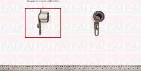 FAI AutoParts T1754 - Spriegotājrullītis, Gāzu sadales mehānisma piedziņas siksna adetalas.lv