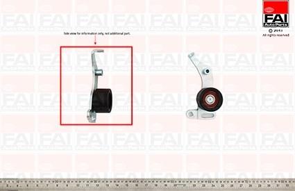 FAI AutoParts T2933 - Spriegotājrullītis, Gāzu sadales mehānisma piedziņas siksna adetalas.lv