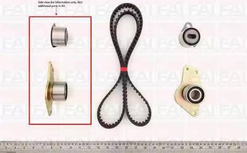 FAI AutoParts TBK45 - Zobsiksnas komplekts adetalas.lv