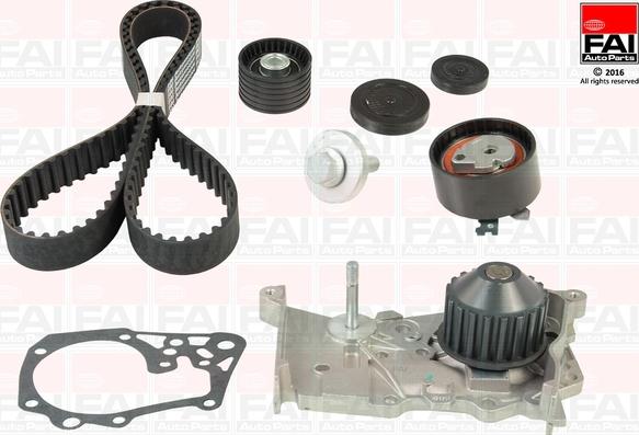 FAI AutoParts TBK460-6609 - Ūdenssūknis + Zobsiksnas komplekts adetalas.lv