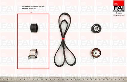 FAI AutoParts TBK435 - Zobsiksnas komplekts adetalas.lv