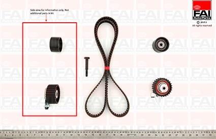 FAI AutoParts TBK433 - Zobsiksnas komplekts adetalas.lv