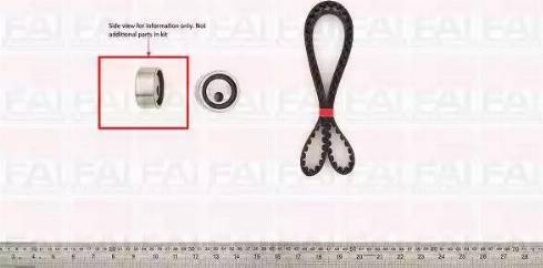 FAI AutoParts TBK07 - Zobsiksnas komplekts adetalas.lv