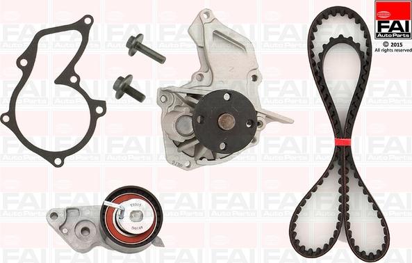 FAI AutoParts TBK104-6112 - Ūdenssūknis + Zobsiksnas komplekts adetalas.lv