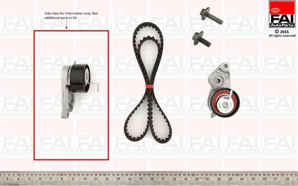 FAI AutoParts TBK104 - Zobsiksnas komplekts adetalas.lv