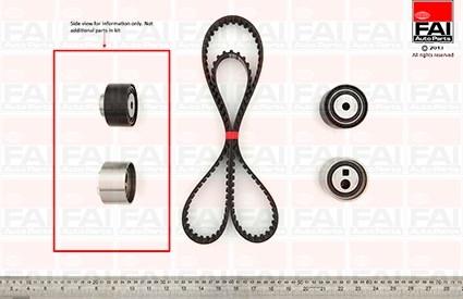 FAI AutoParts TBK111 - Zobsiksnas komplekts adetalas.lv