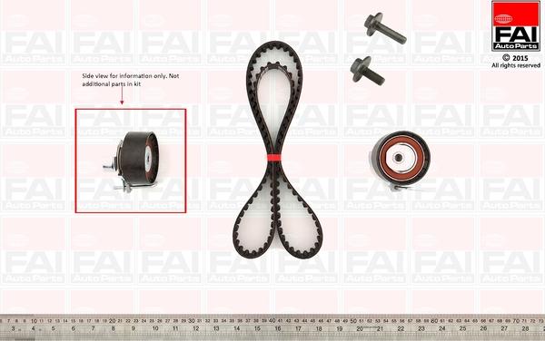 FAI AutoParts TBK177 - Zobsiksnas komplekts adetalas.lv