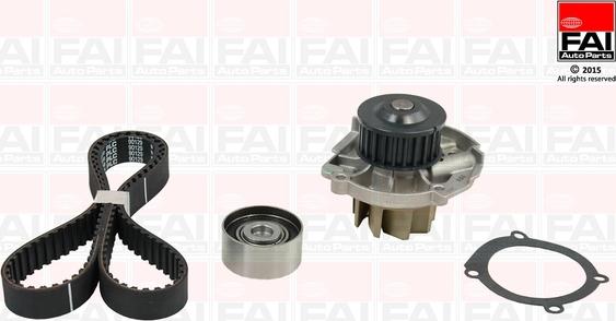 FAI AutoParts TBK371-6519 - Ūdenssūknis + Zobsiksnas komplekts adetalas.lv