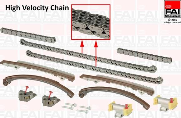 FAI AutoParts TCK89L - Sadales vārpstas piedziņas ķēdes komplekts adetalas.lv