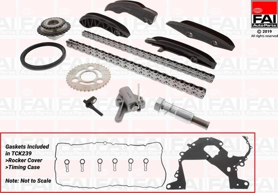 FAI AutoParts TCK239 - Sadales vārpstas piedziņas ķēdes komplekts adetalas.lv