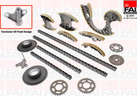 FAI AutoParts TCK220NG - Sadales vārpstas piedziņas ķēdes komplekts adetalas.lv