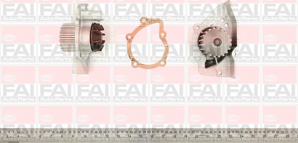 FAI AutoParts WP6110 - Ūdenssūknis adetalas.lv