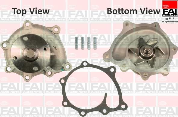 FAI AutoParts WP6355 - Ūdenssūknis adetalas.lv