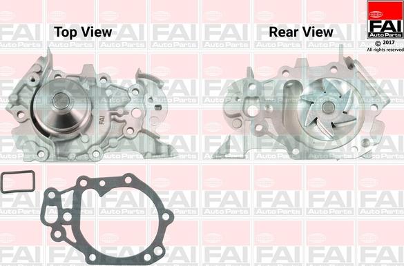 FAI AutoParts WP6326 - Ūdenssūknis adetalas.lv