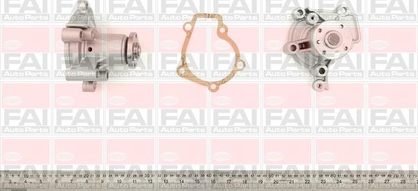 FAI AutoParts WP6216 - Ūdenssūknis adetalas.lv