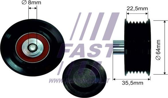 Fast FT44593 - Parazīt / Vadrullītis, Ķīļrievu siksna adetalas.lv