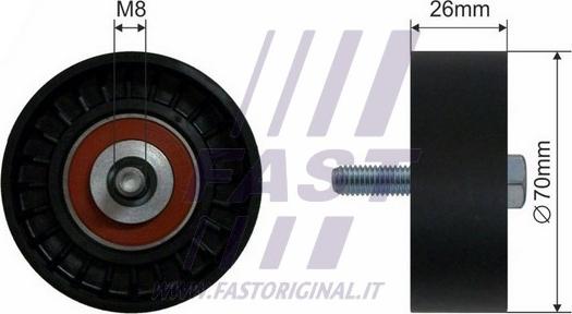 Fast FT44512 - Parazīt / Vadrullītis, Ķīļrievu siksna adetalas.lv