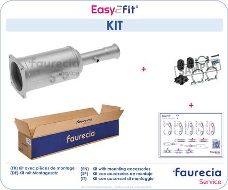 Faurecia FS43293S - Nosēdumu / Daļiņu filtrs, Izplūdes gāzu sistēma adetalas.lv