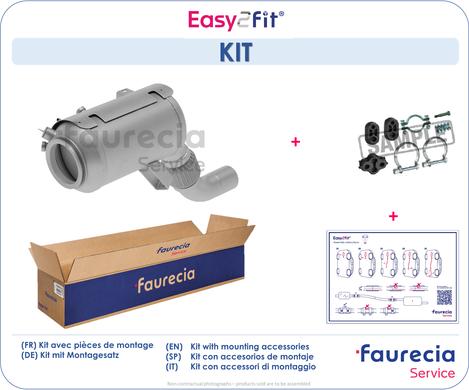 Faurecia FS10105S - Nosēdumu / Daļiņu filtrs, Izplūdes gāzu sistēma adetalas.lv