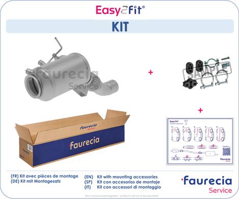 Faurecia FS10226F - Nosēdumu / Daļiņu filtrs, Izplūdes gāzu sistēma adetalas.lv