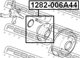 Febest 1282-006A44 - Riteņa rumba adetalas.lv