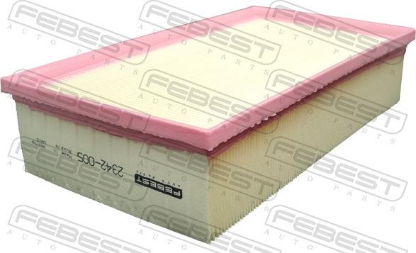 Febest 2342-005 - Gaisa filtrs adetalas.lv