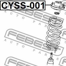 Febest CYSS-001 - Amortizatora statnes balsts adetalas.lv