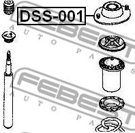 Febest DSS-001 - Amortizatora statnes balsts adetalas.lv