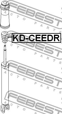 Febest KD-CEEDR - Gājiena ierobežotājs, Atsperojums adetalas.lv