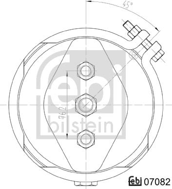 Febi Bilstein 07082 - Bremžu pneimokamera adetalas.lv