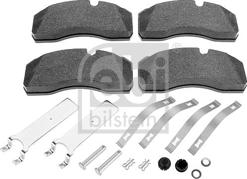 Febi Bilstein 10674 - Bremžu uzliku kompl., Disku bremzes adetalas.lv