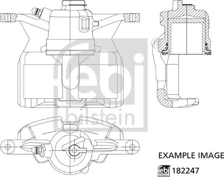 Febi Bilstein 182247 - Bremžu suports adetalas.lv