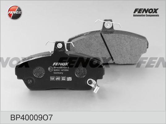 Fenox BP40009O7 - Bremžu uzliku kompl., Disku bremzes adetalas.lv