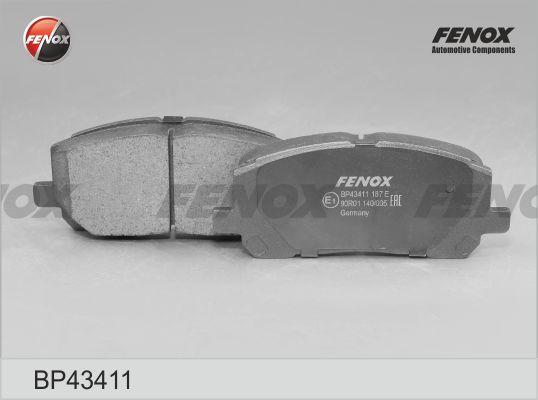 Fenox BP43411 - Bremžu uzliku kompl., Disku bremzes adetalas.lv