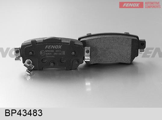 Fenox BP43483 - Bremžu uzliku kompl., Disku bremzes adetalas.lv