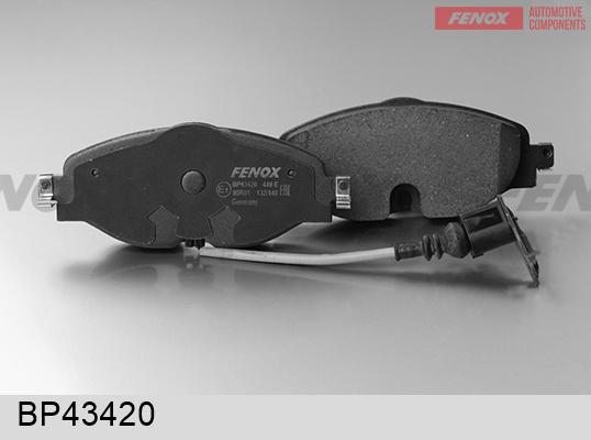 Fenox BP43420 - Bremžu uzliku kompl., Disku bremzes adetalas.lv